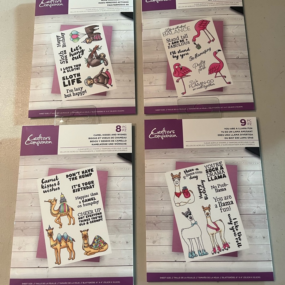 Crafter's Companion Animal Stamp Set